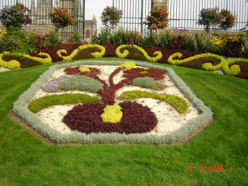 Parterre du Jardin des Plantes avant les travaux